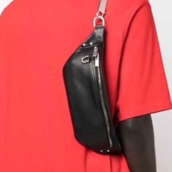 Rick Owens grained-texture belt bag - Picture 3 of 12